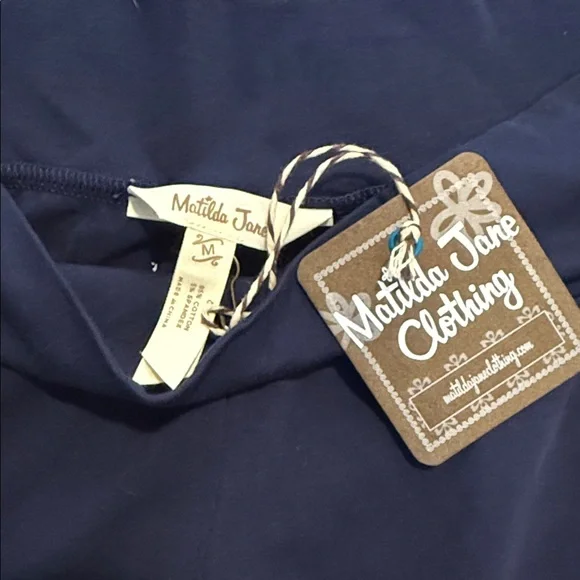 Matilda Jane NavyBlue Women’s Big Ruffles. Size Medium. NWT - Picture 2 of 2